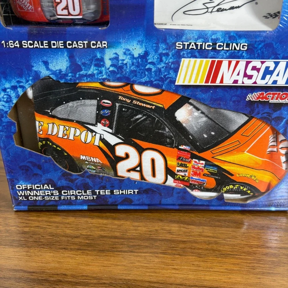 NASCAR Tony Stewart 2003 Winners Circle Fan Pack and‎ 2004 Mini Bobbleheads.